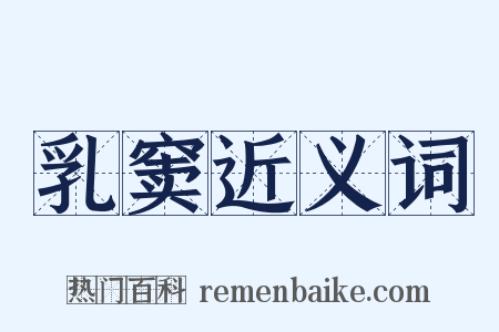 乳窦近义词是什么意思的图片